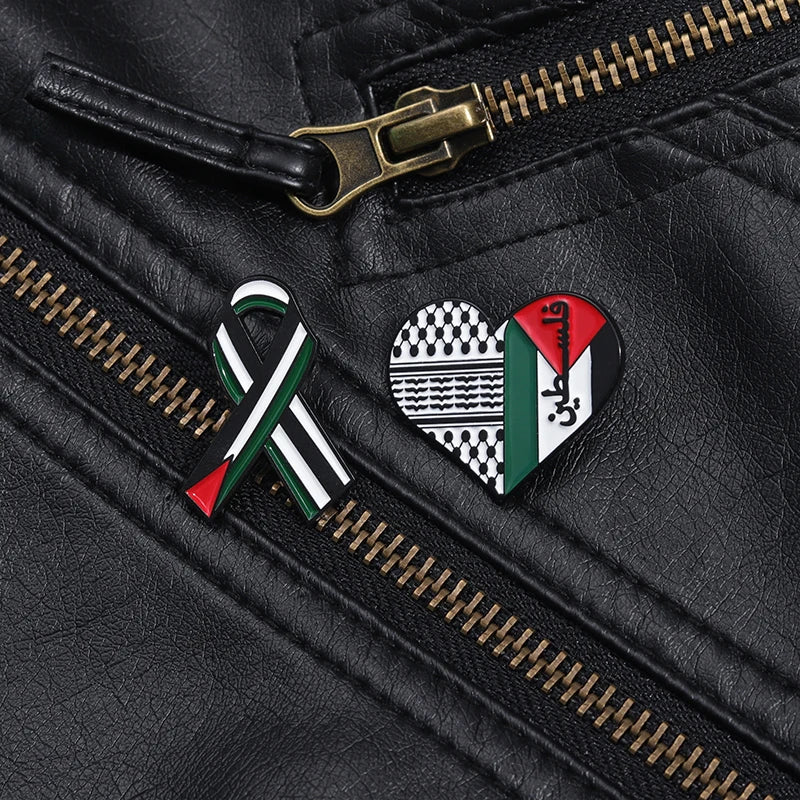 دبوس علم فلسطين